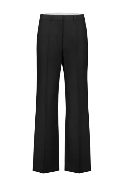 The Row Albereta Pants Black In Blk Black