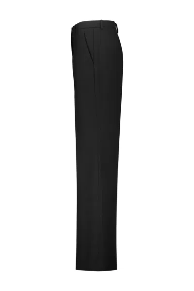 The Row Albereta Pants Black In Blk Black