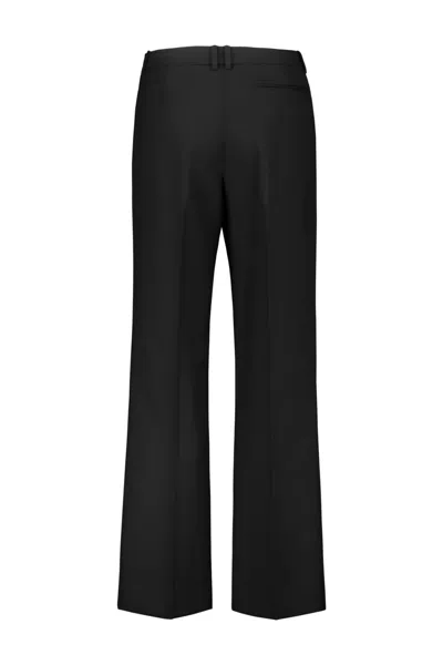 The Row Albereta Pants Black In Blk Black
