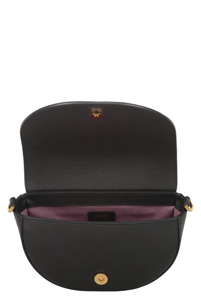 Versace Women's Medusa Logo Leather Crossbody Bag In Black