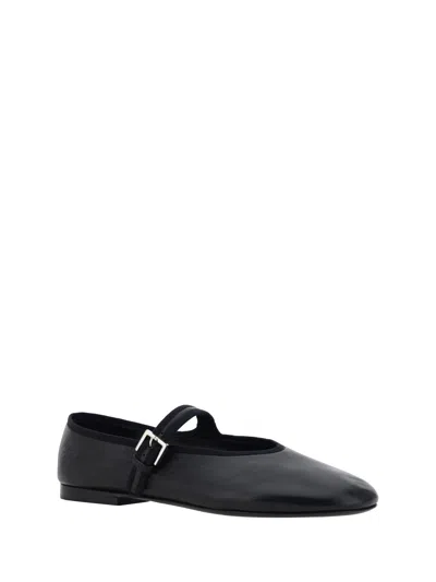 The Row Boheme Mj Ballet Flats In Nappa Leather In Black