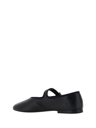 The Row Boheme Mj Ballet Flats In Nappa Leather In Black