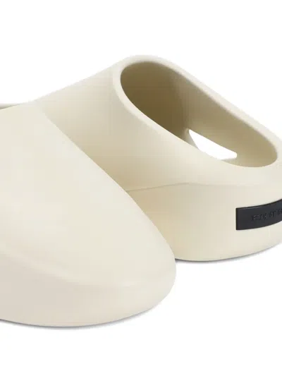 Fear Of God Logo Patch Slip-on Runner Sneakers In White