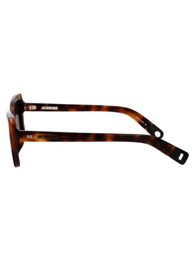 Jacquemus The Spiaggia Butterfly Sunglasses In Brown