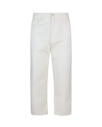 Carhartt Wip Pantalone Landon Off White In White