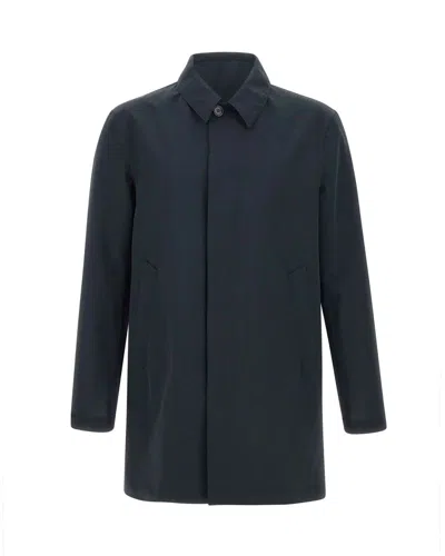 Peuterey Hinnoya Tx Navy Blue Parka In Blue