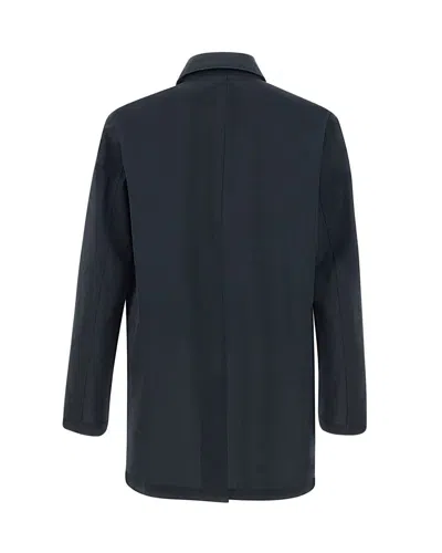 Peuterey Hinnoya Tx Navy Blue Parka In Blue