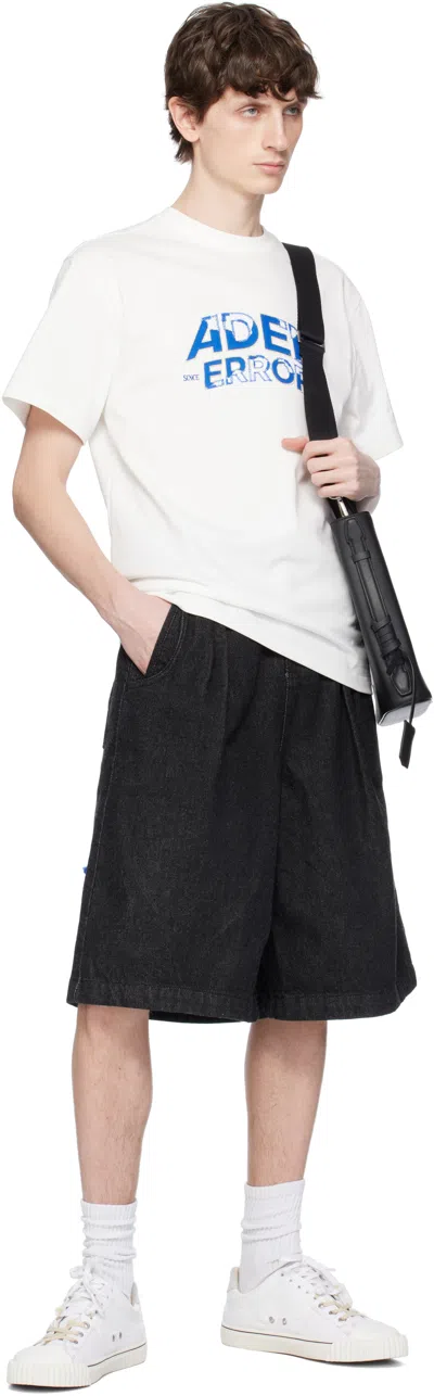 Ader Error Logo-embroidered T-shirt In Off White