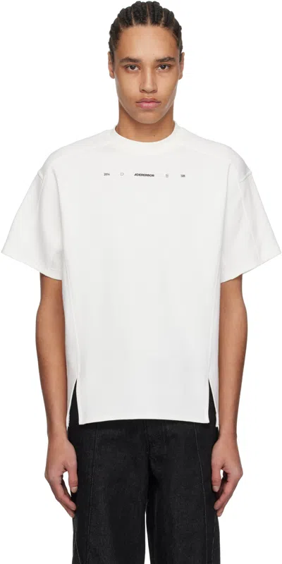 Ader Error White 0103 T-shirt In Off White