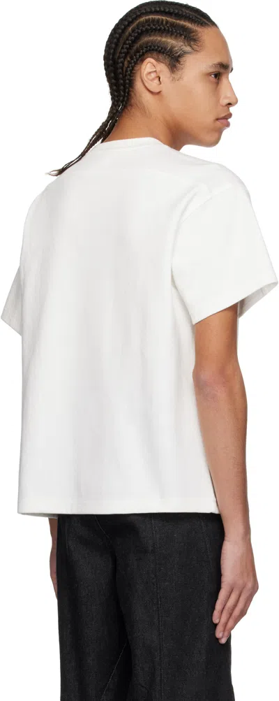 Ader Error White 0103 T-shirt In Off White