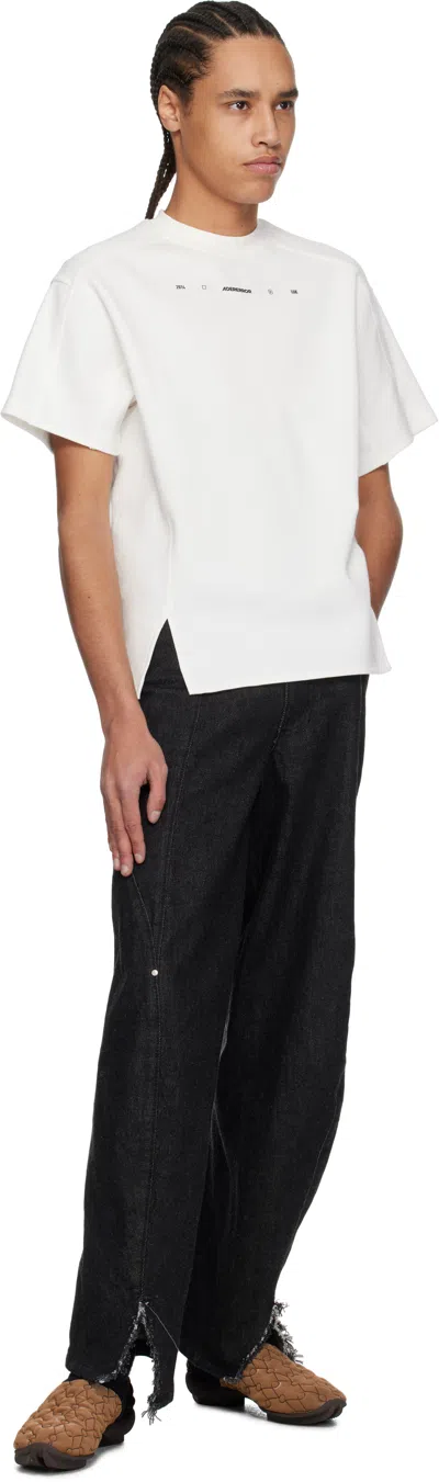 Ader Error White 0103 T-shirt In Off White