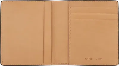 Common Projects Black Folio Wallet In 7001 Black Textured