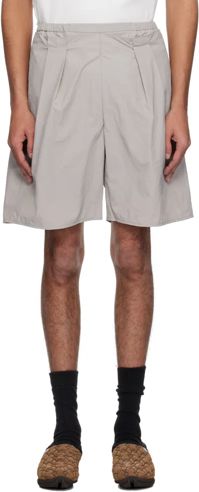Ader Error Gray 0202 Shorts In Grey