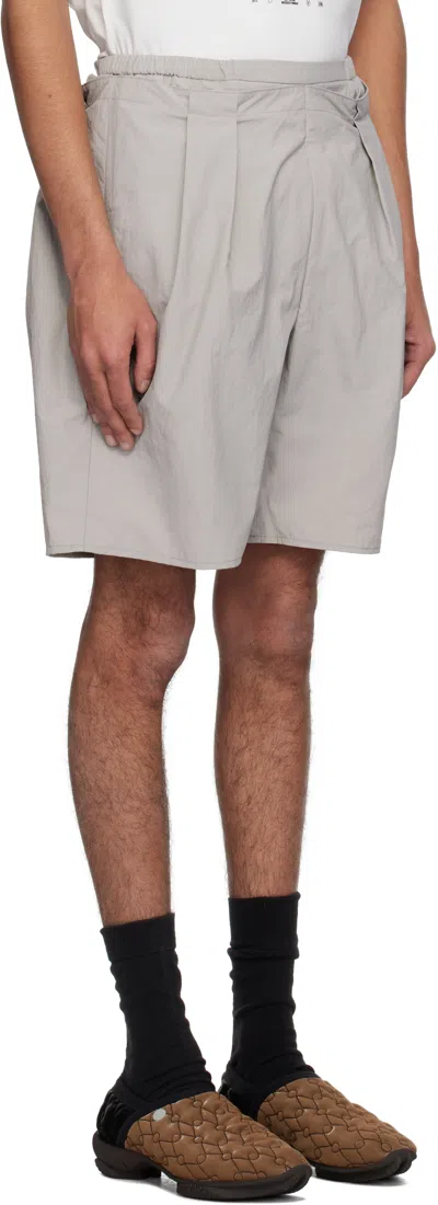 Ader Error Gray 0202 Shorts In Grey