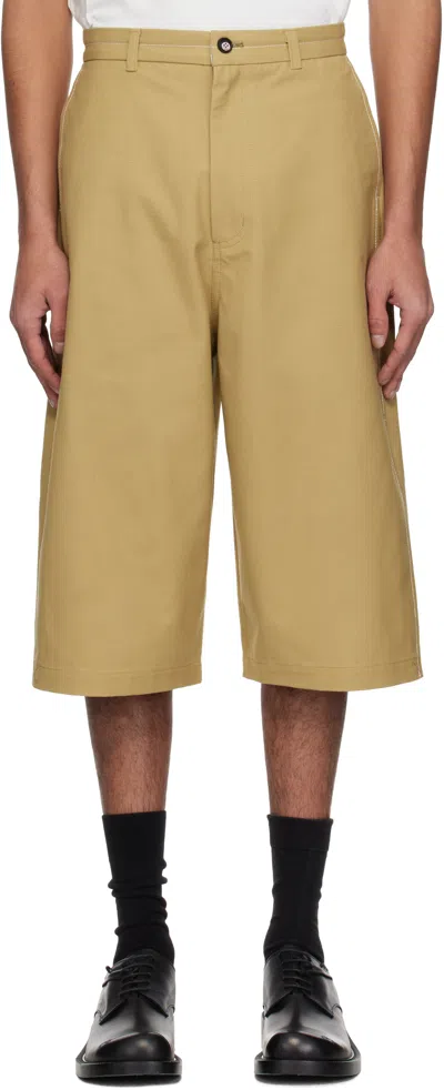 Ader Error Beige Product. 87 Shorts In Beige