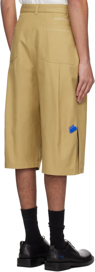 Ader Error Beige Product. 87 Shorts In Beige