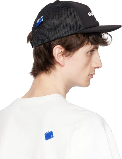Ader Error Black Sig; 'significant' Tag 02 Cap In Noir