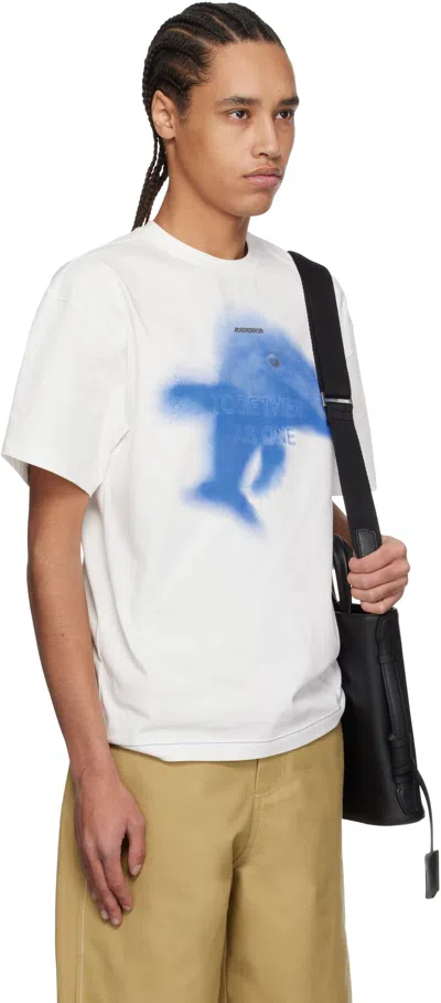 Ader Error White 0105 T-shirt In Off White