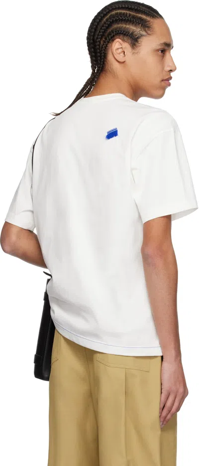 Ader Error White 0105 T-shirt In Off White