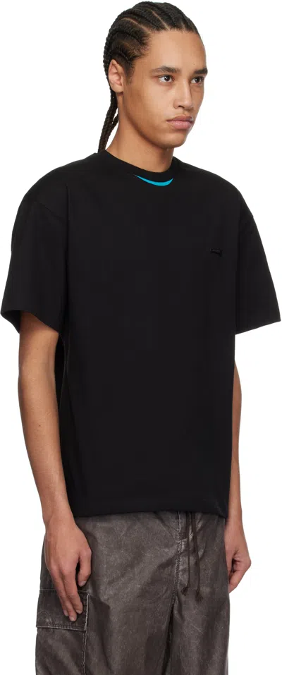 Ader Error Short-sleeved T-shirt In Black