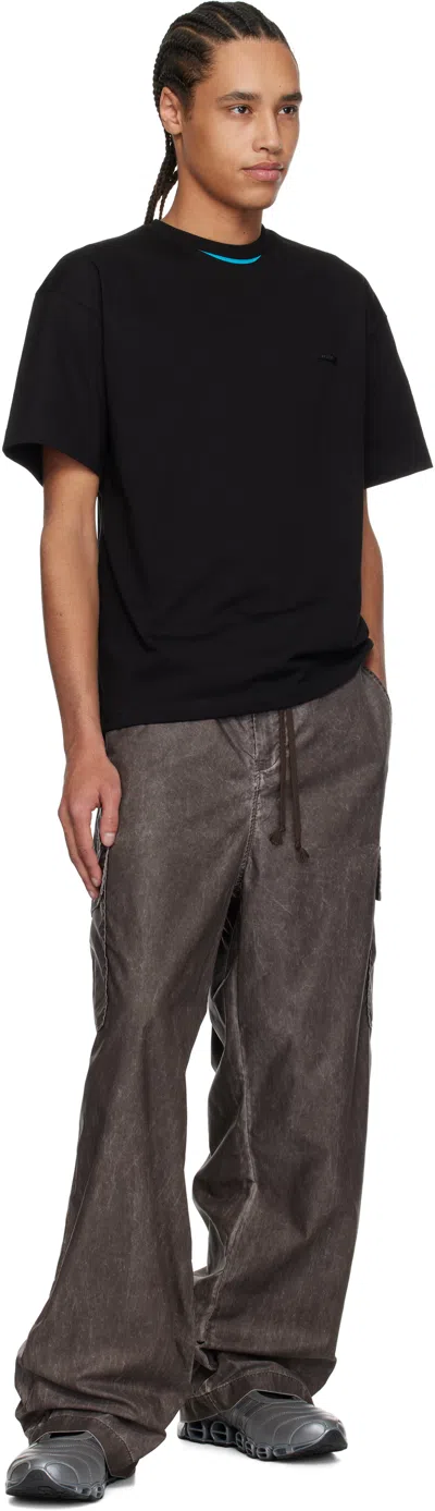 Ader Error Short-sleeved T-shirt In Black