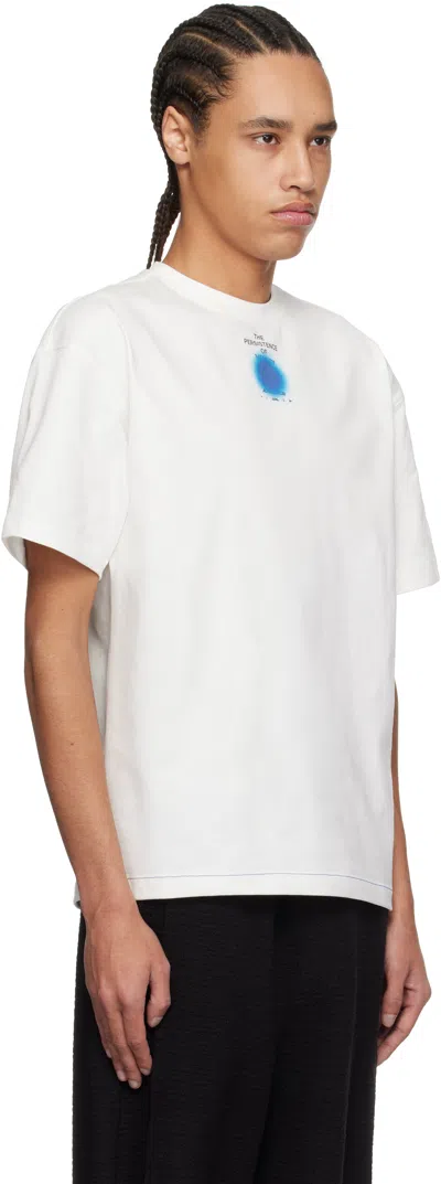 Ader Error Persistence Of Memory T-shirt In Off White