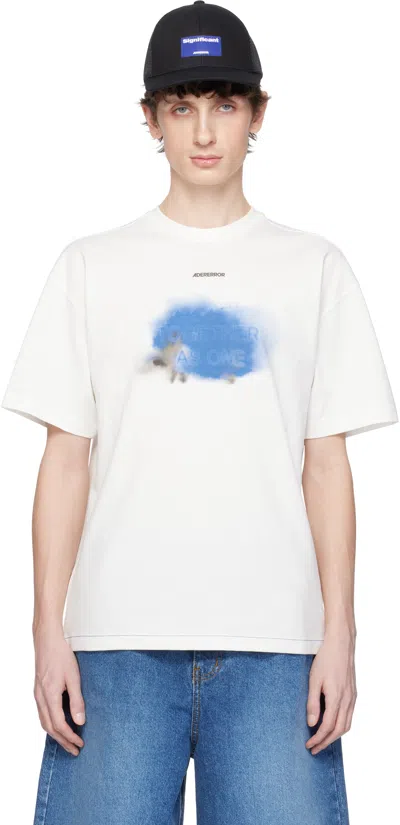 Ader Error White 0106 T-shirt In White