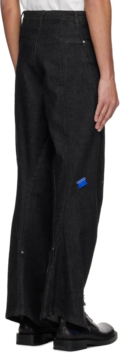 Ader Error Jeans With Belt Loops In Black