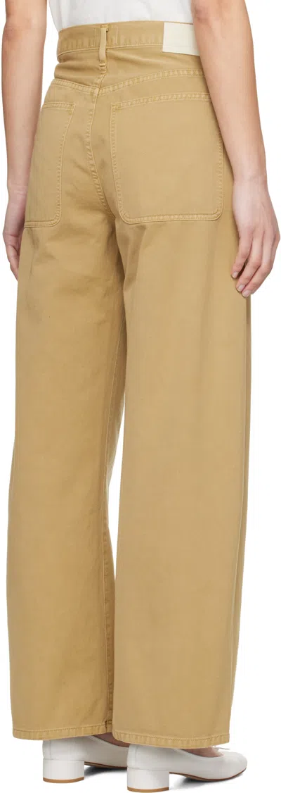 Citizen Of Humanity Citizens Of Humanity Ayla Wide Leg Utility Twill Pants In Heirloom