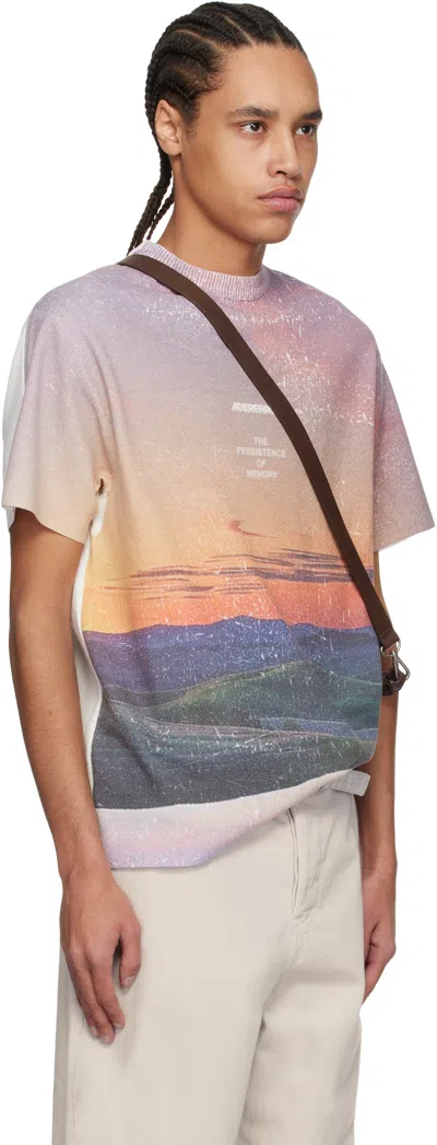 Ader Error White Half S Pull-over 0503 T-shirt In Orange