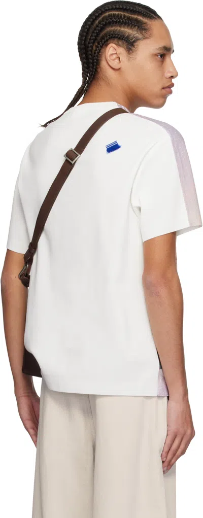 Ader Error White Half S Pull-over 0503 T-shirt In Orange