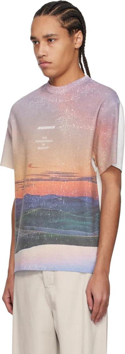 Ader Error White Half S Pull-over 0503 T-shirt In Orange