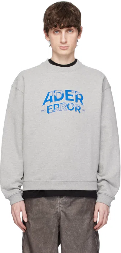 Ader Error Gray Edca Product. 45 Sweatshirt In Gray