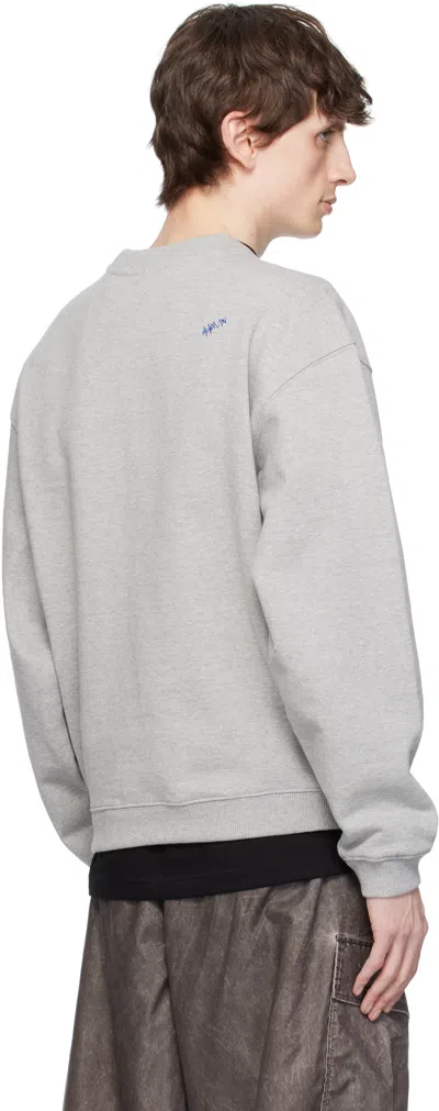 Ader Error Gray Edca Product. 45 Sweatshirt In Gray