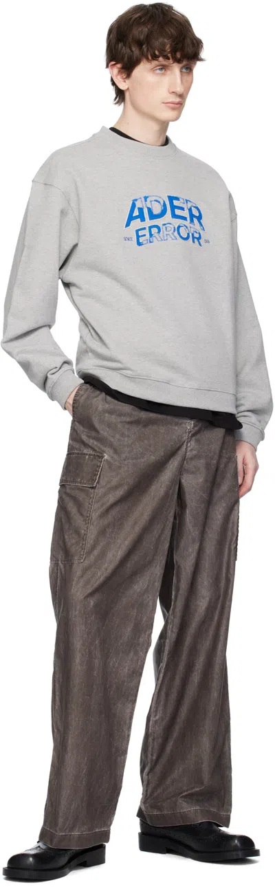 Ader Error Gray Edca Product. 45 Sweatshirt In Gray