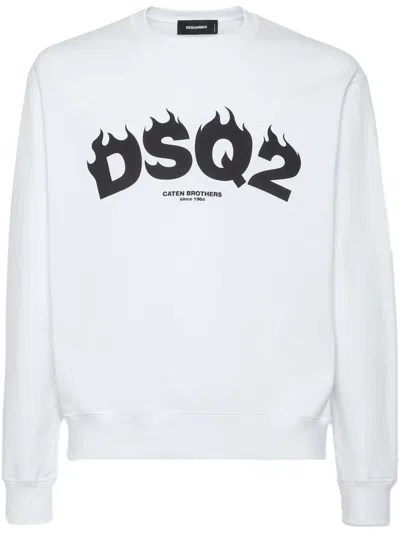 Dsquared2 Cool Fit Sweatshirt In Multicolor