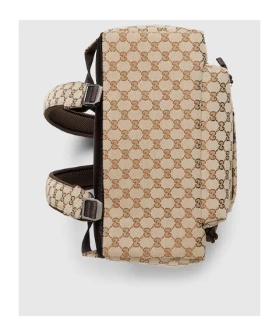 Gucci Logo Medium Backpack In Nude