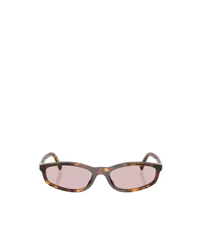 Miu Miu 0mu A06s Sunglasses In Havana Miele