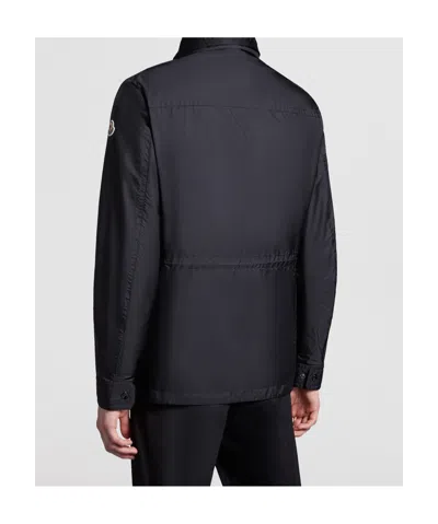 Moncler Lez Water-repellent Field Jacket In Black