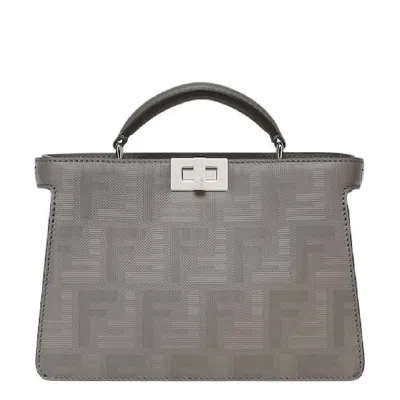 Fendi Peekaboo Leather Crossbody Bag