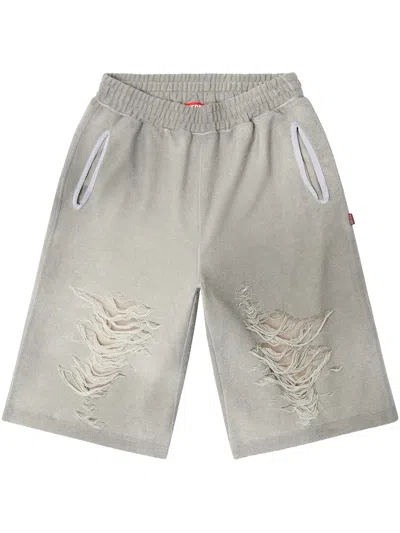 Diesel Shorts With Distressed Knees