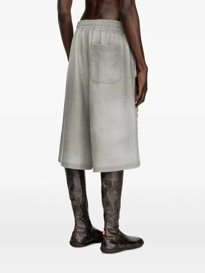 Diesel Shorts With Distressed Knees
