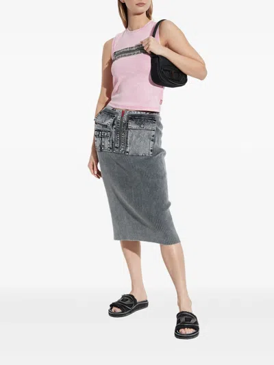 Diesel Zippered Sleeveless Vest