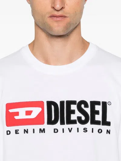 Diesel T-boxt-div Logo Printed T-shirt