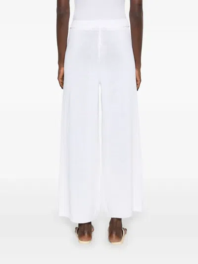 Iris Von Arnim Knitted Trousers In White