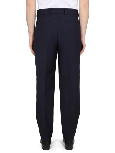 Acne Studios Tailored Wool Pants For Men In Blue