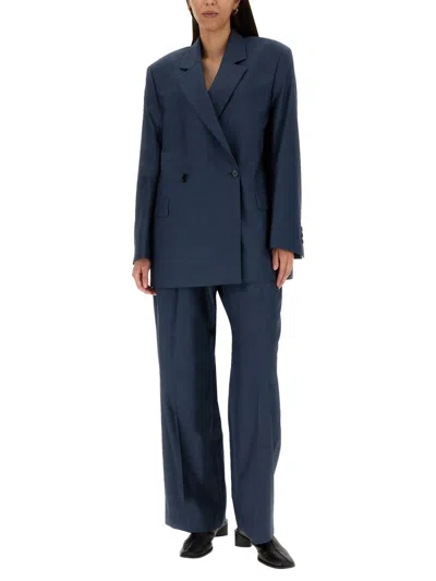 Acne Studios Wool Jacket In Blue
