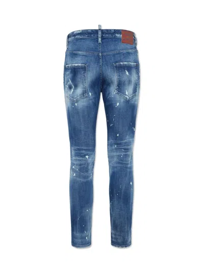 Shop Dsquared2 Trousers Blue