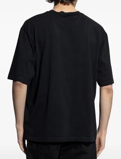 Dsquared2 Sequin-embellished Black T-shirt In Black
