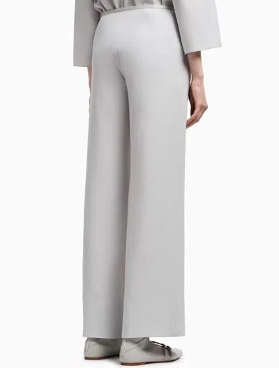 Emporio Armani Trousers In Sel De Camargue